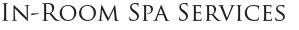 Spa Services