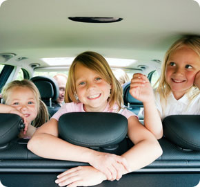 Girls in a car