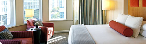 Corner King room at Hotel Palomar SF