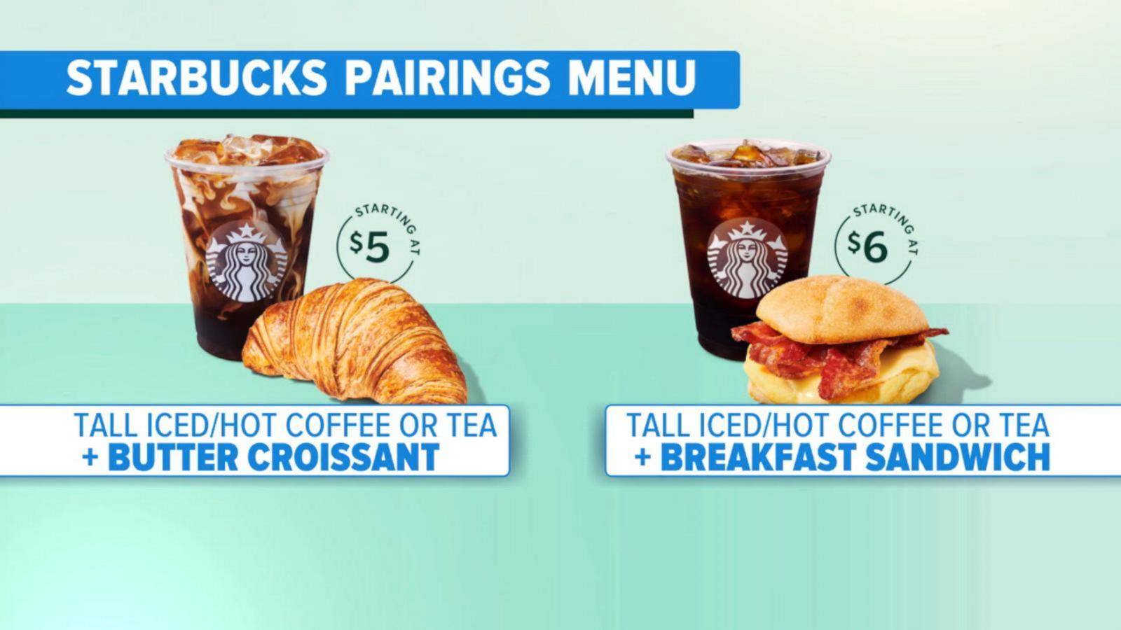 Starbucks Pairings Menu With Prices: Delicious Deals