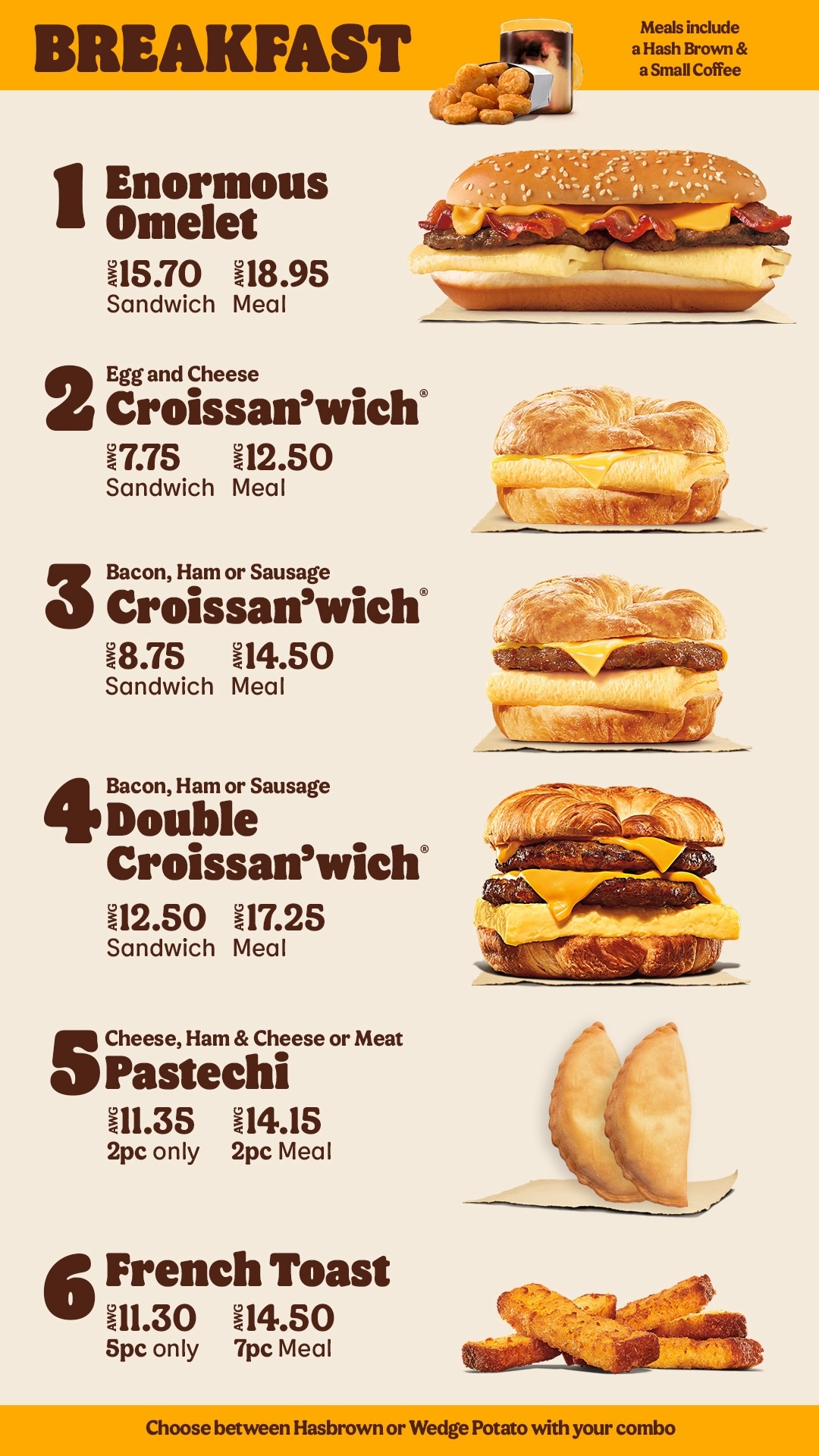 Burger King Breakfast Menu With Prices: Affordable Choices