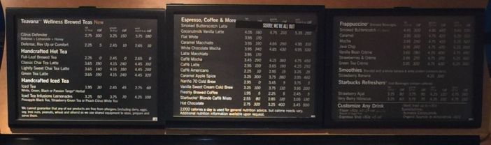 Starbucks Full Menu With Prices: Discover Delicious Choices