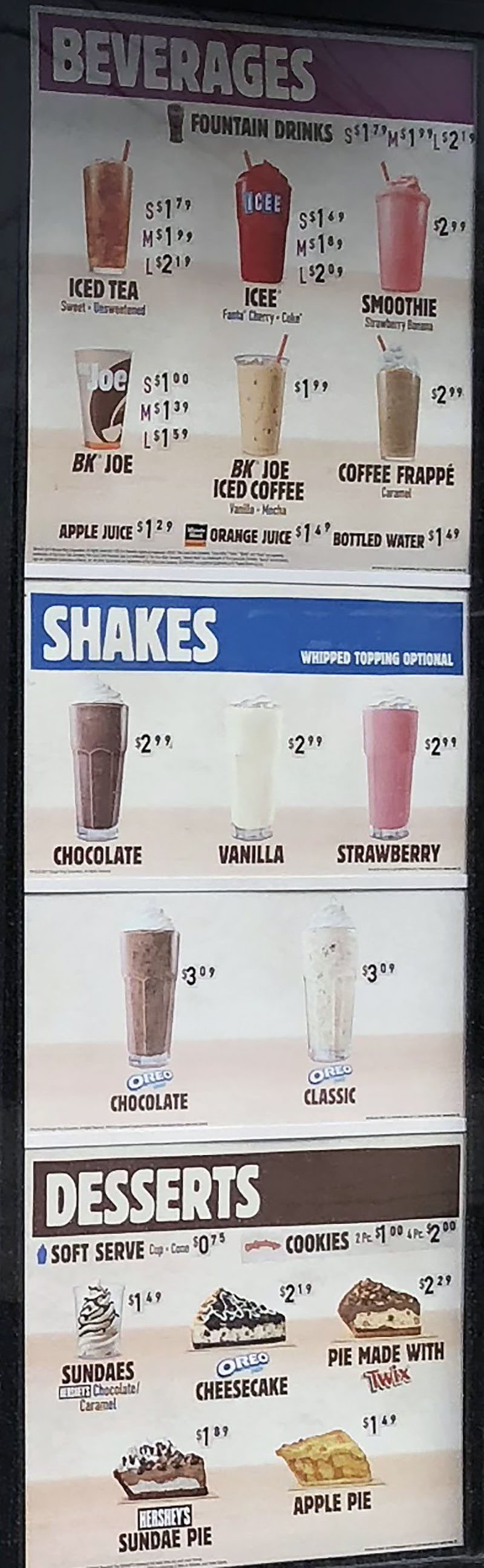 Burger King Milkshakes Menu: Delicious Flavors Await